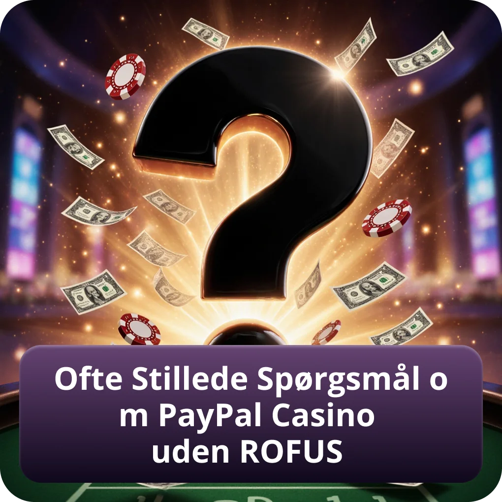 Ofte stillede spørgsmål og svar om PayPal casinoer uden ROFUS